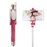 Huaxingda Tragbarer Selfie-Stick – ausziehbarer Selfie-Stick mit kabelloser Fernbedienung und Stativständer – kompatibel mit iPh-one/Sams-ung und Android-Smartphones