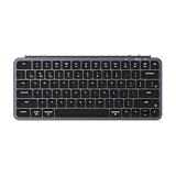 Keychron B1 Pro Ultraflache kabellose Tastatur mit ZMK-Anpassung, QWERTY US ANSI, 3-Modus Bluetooth/2,4 GHz/Kabel 425 g leicht mit 1.200 Stunden Akkulaufzeit für Mac/Windows - G