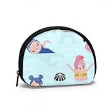 Coin Purse Zipper Pouch Swimming Girl Elegant Happy Boys Change Pouch Small Coin Purse with Zipper Mini Cosmetic Makeup Bags for Women Girls Party Gifts and Decorations