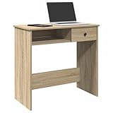 Lauuoeriau Furniture Item Home Desk Sonoma Oak 80x40x75cm Engineered Wood-Möb