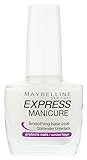 Maybelline New York Make-Up Nailpolish Express Manicure Nagellack Base Coat Repair Fluid/Glättender Unterlack zum Schutz der Nägel, 1 x 10 ml
