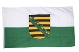 Flaggenfritze® Fahne Flagge Sachsen 90 x 150 cm Premiumqualität