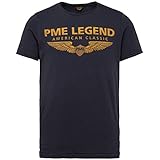 PME Herren T-Shirt PTSS000501, Farben:Sky Captain, Grössen:L (L, Grau)