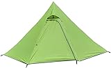 JeeKoudy 3-4 Personen Campingzelt Zelte Octagon Outdoor Sports Zelt Sun Shelter, verschleißfestes Polyester Pyramidenzelt
