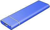 External Hard Drive, 1TB 2TB 3.5TB Portable Hard Drive Strong Storage HDD Compatible with PC, Laptop, Mac (2TB Blue)