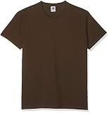 Fruit of the Loom Valueweight T-Shirt Diverse Farbsets Chocolate M