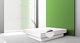 Aqua Sense Komplett Wasserbett Split 180x200 mit Sockel/Podest - 0% beruhigung - einschließlich Dual Wasserkern/Wassermatratze - Wasserbett Heizung - Bezug