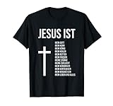 Jesus Ist Mein Alles Mein Gott und Retter Bibel Kreuz T-Shirt
