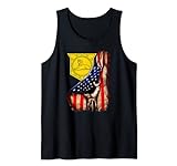 Military Intelligence Corps American Flag Tank Top