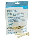 Dechra - Denticur RF2 Kaustix S - Ergänzungsfutter zur Zahnpflege für Hunde bis 10 kg - 12 Stix