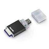 Hama Kartenleser USB 3.0 (Kartenlesegerät für SD I SDHC I SDXC Speicherkarten I Card Reader für Windows PCs/Mac/Notebook/Laptop/TV) anthrazit