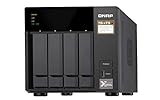 QNAP 201575 TS-473-4G Desktop NAS Gehäuse mit 4 GB DDR4, Powerful 4-Bay Storage Server