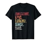 Jahrgang 1993 29. Geburtstag Awesome Epic Legend Seit 1993 T-Shirt