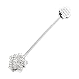 1Stk Vorhangschnalle Zurückhaltungen Vorhanghaltehaken Gardinenstange Fenster Vorhänge Curtain Clips vorhangklammern Vorhangclip Raffhalter Gardinenhalter magnetisch Metall. Silver IMIKEY