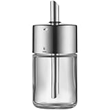 WMF Barista Zuckerstreuer 240g, Glas, Cromargan Edelstahl poliert, ideal für weißer/brauner Zucker, Kakao oder auch als Gewü