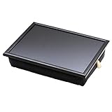 Andrew´s Knietablett Laptray mit Kissen Tablett für Laptop Schwarz Uni
