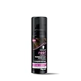 Schwarzkopf Root Retouch, Vegan, Temporary Dye Instant Brünette Hair Root Concealer, Grauabdeckung, 40 Anwendungen, 1 Waschung, Dunkelbraun, 120 ml