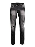 JACK & JONES Male Plus Size Slim Fit Jeans Tim ORIGINAL AM 917 4032Black Denim