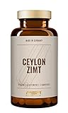Ceylon Zimt 120 Kapseln, 500 mg pro Kapsel, aus echter Ceylon-Zimtrinde, Vegan - Hergestellt in Deutschland - FSA Nutrition