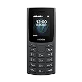 Nokia 105 2G Edition 2023 (Dual-SIM, 1,77' Display, 1000 mAh Akku, 32MB, 3.5mm Kopfhöreranschluss, FM Radio) Charcoal
