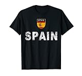 Spanien Fußballfans Trikot Spanien Flagge Fußballliebhaber T-Shirt