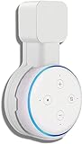 Sintron Smart Home Lautsprecher Wandhalterung für Dot 3. Generation Halterung Ständer mit integriertem Kabelmanagement, Ideal für Küche, Bad und Schlafzimmer, Keine Schrauben notwendig (Weiß)