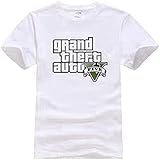 GTA-5 T Shirt Men GTA 5 T-Shirt Men Summer Cotton Brand Tshirts Men Fashion Tops T Shirt GTA Tees White XL