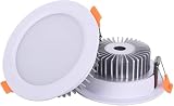 Strahler for den Innenbereich, LED-Strahler, Beleuchtung, robustes LED-Einbau-Nachrüst-Downlight, einfache Installation und Deckeneinbauleuchte, bündige Montage, 6000 K Kaltweiß(Cool White Light 6000k