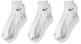 Nike Herren Everyday Cushion Ankle-sx7667 Socken, Weiß (White/Black/100), L EU, 3er Pack