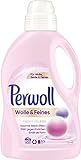 Perwoll Wolle und Feines Faser Pflege Feinwaschmittel, 20 Waschladungen, für Wolle, Seide und Feines