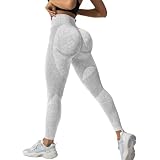 Plumi 3D Anti-Cellulite-Legging Push Up Damen Sport Glocke Leggings Kompression 3D Anti-Cellulite Schlankmachend Elastisch Nahtlose Sporthose Frauen Yoga Fitness Pilates Panels, grau, L