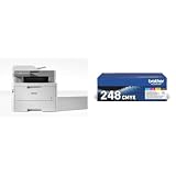Brother MFC-L8340CDW 4-in-1 Farb-LED Multifunktionsgerät Original TN-248VAL Toner 4er-Pack Schwarz,Gelb,Cyan, Mag