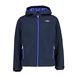 CMP Softshell Jacket With Climaprotect Wp 7.000 Technology Softshell Jacke Kinder und Jungen, B.BLUE-BLUISH, 140