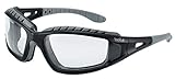 Bollé Safety BOLTRACPSI „Tracker“ Schutzbrille mit klaren Gläsern, Einheitsgröße