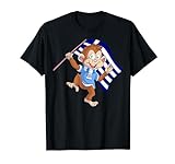 Griechenland Äffchen Fans T-Shirt