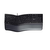 CHERRY KC 4500 - Ergonomische Tastatur - schwarzes Keyboard - kabelgebunden, schwarz, 456 x 217 x 35 mm, JK-4500DE-2