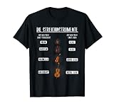 Lustiger Streichinstrumente Spruch für Violinist Streicher T-Shirt