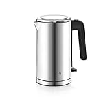 WMF Lono shine Wasserkocher Edelstahl 1,6l, elektrischer Wasserkocher mit Kalkfilter, 2400 W, Wasserstandsanzeige beleuchtet, edelstahl matt