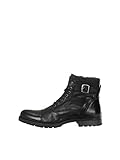 JACK & JONES Herren Jfwalbany Leather Antraciet Chukka Boots, Anthrazit, 43 EU