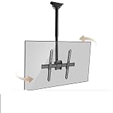 TV-Halterung, verstellbare Neigung, TV-Deckenhalterung – TV-Wandhalterung passend für 24-55 Zoll 4K-Fernseher, für LED-LCD-OLED-Flachbildschirme mit gebogenem Bildschirm, hält bis zu 50 kg