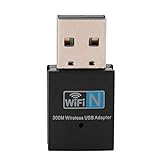 PUSOKEI Tosuny Mini WLAN USB Adapter (bis zu 300 Mbps) Mini Adapter Stick Wireless LAN WiFi Dongle Hohe Geschwindigkeit