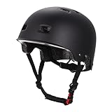 Gatuida Kinderhelm Kleinkind Helm Multi- Helm Radfahren Skating Roller Skateboard Helmausrüstung Für Jungen Mädchen Aktivitäten Schwarz