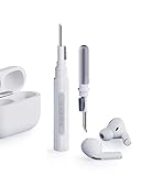 Hagibis Reinigungsset für Airpods Pro 1 2 Multifunktions-Reinigungsstift weiche Bürste für Bluetooth-Kopfhörer,Tasche,Reinigungswerkzeuge für Huawei Samsung MI Ohrhörer(weiß)