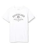 Quiksilver Jungen T-Shirt Creators of Simplicity - T-Shirt für Jungen 8-16, White, L/14, EQBZT04218