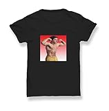 Zac Efron Flexin Muscles Black Tshirt T-Shirt Top 100% Baumwolle für Herren, T-Shirt für den Sommer, Geschenk, Herren, Freizeithemd, L, Black