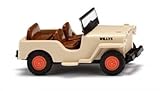 Wiking 001001 Willys Jeep CJ-3A elfenbeinbeige Miniaturmodell 1:87 Kein Spielzeug!!