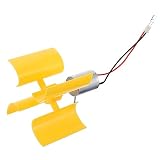 BESPORTBLE Dynamo Elektrowerkzeuge Turbinen Kleiner Generator Bausatz Bürstenloser Motor Lehrmittel Windgenerator-Modell Leistung Tragbar Elektrischer Bootsmotor Generatoren Lehren Abs Yellow