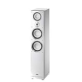 Magnat Quantum 759 I 3 Wege-Standlautsprecher mit hochwertigem HiFi-Sound I Elegante Lautsprecherbox mit Doppelbass – weiß Piano/seidenmatt