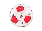 Blinki LED Anstecker Blinky Brosche LED Pin Button viele Motive, wählen:Fußball rot weiß 195