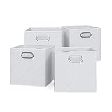 Vicco Faltbox 30x30 cm Faltkiste Aufbewahrungsbox Regalkorb Regalbox mit Metallösen/Passend Regalen